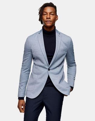 Topman blue blazer hotsell