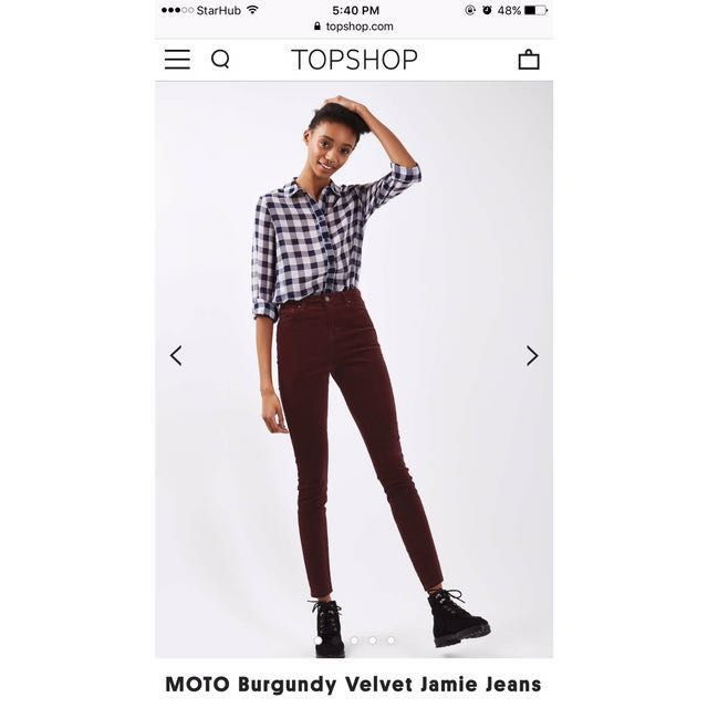 Topshop moto jamie sales