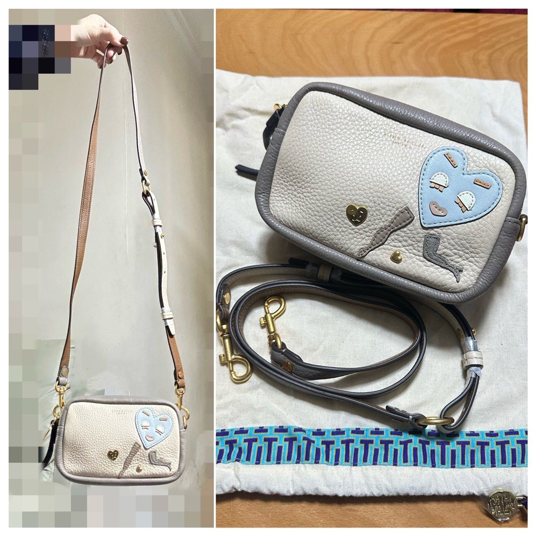 Perry patchwork shop hearts mini bag