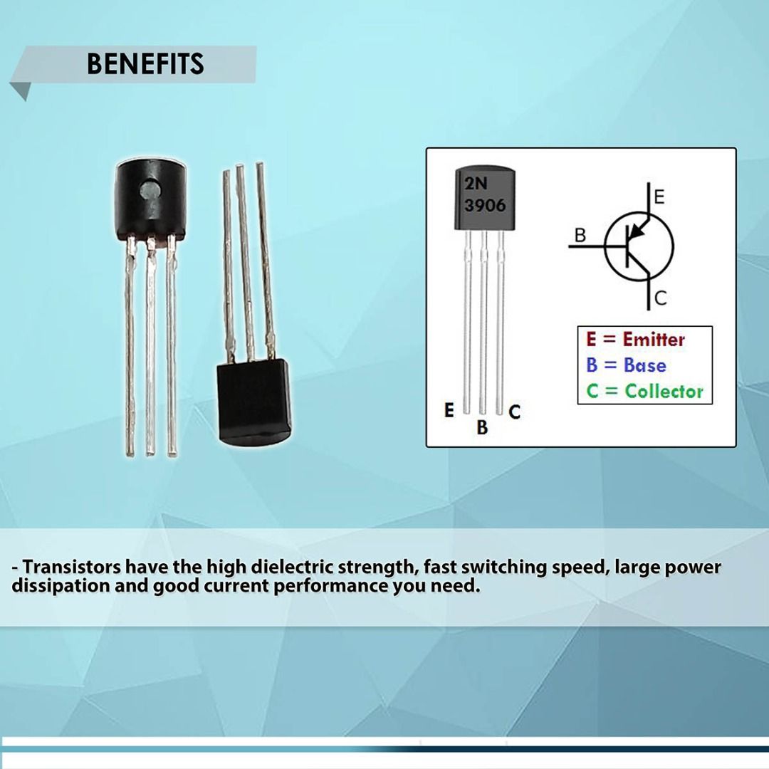 TRANSISTOR ASSORTMENT KIT PNP NPN (1-PC per ORDER) FOR GENERAL PURPOSE ...