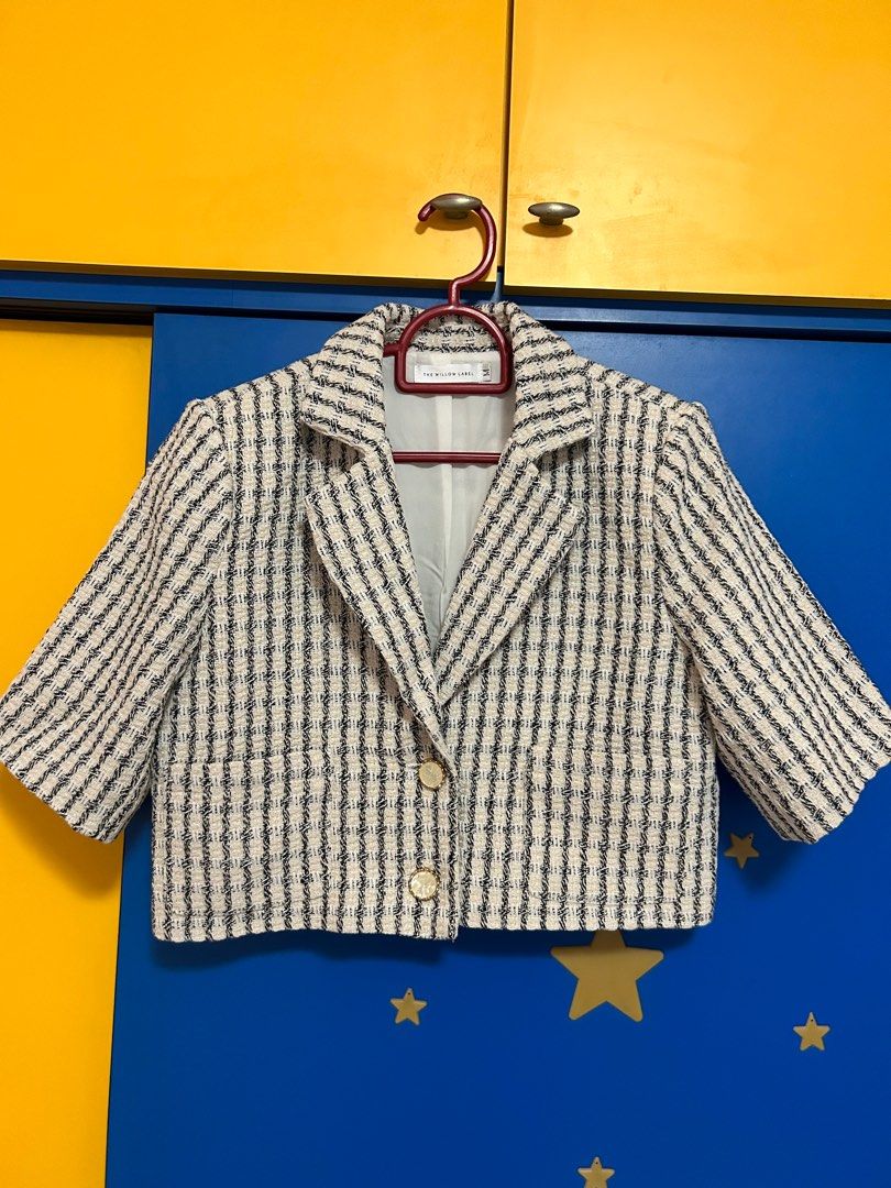 TWL coco tweed jacket Women s Fashion Coats Jackets and