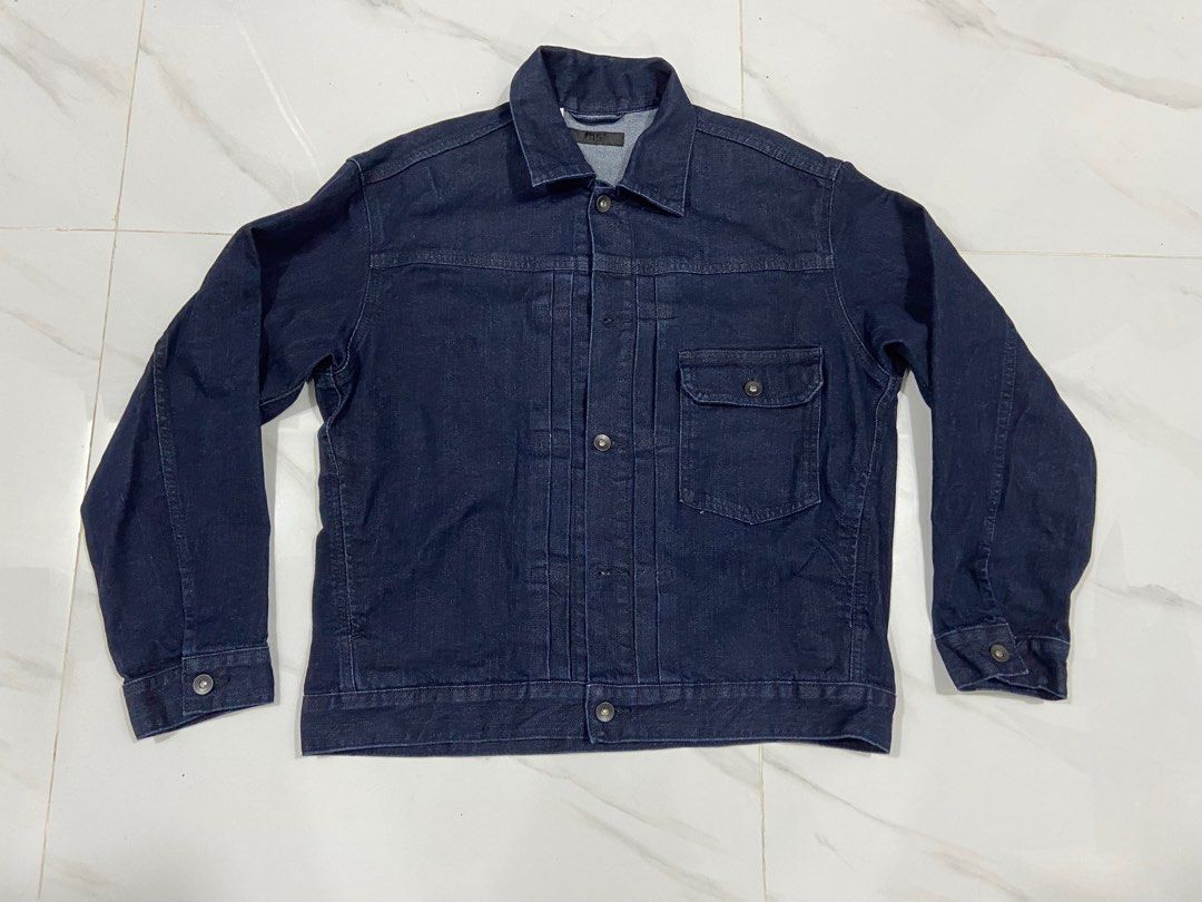 Jaket denim uniqlo new arrivals