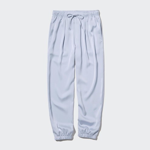 Uniqlo Satin Drape Jogger Pants, Women's Fashion, Bottoms, Other