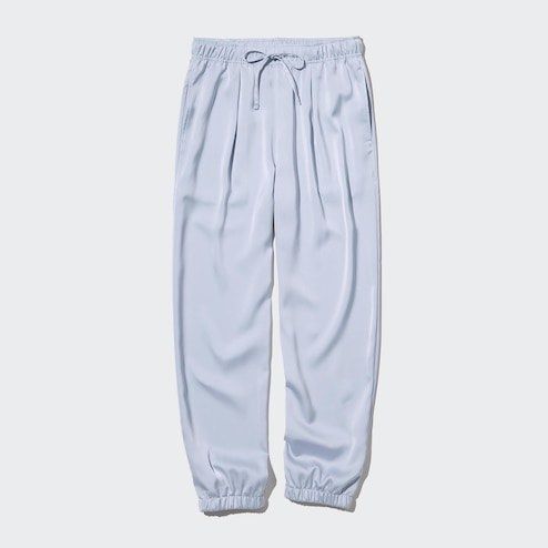 Uniqlo Satin Drape Jogger Pants, Women's Fashion, Bottoms, Other