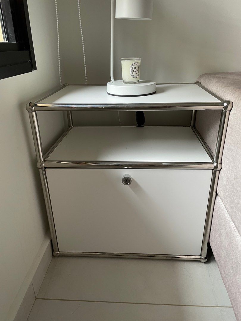 Usm Modular Side Table USM Modular Side Table Cabinet Dupe, Furniture & Home Living, Furniture ...
