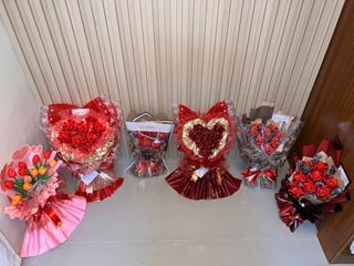 Valentine Flower bouquets handmade