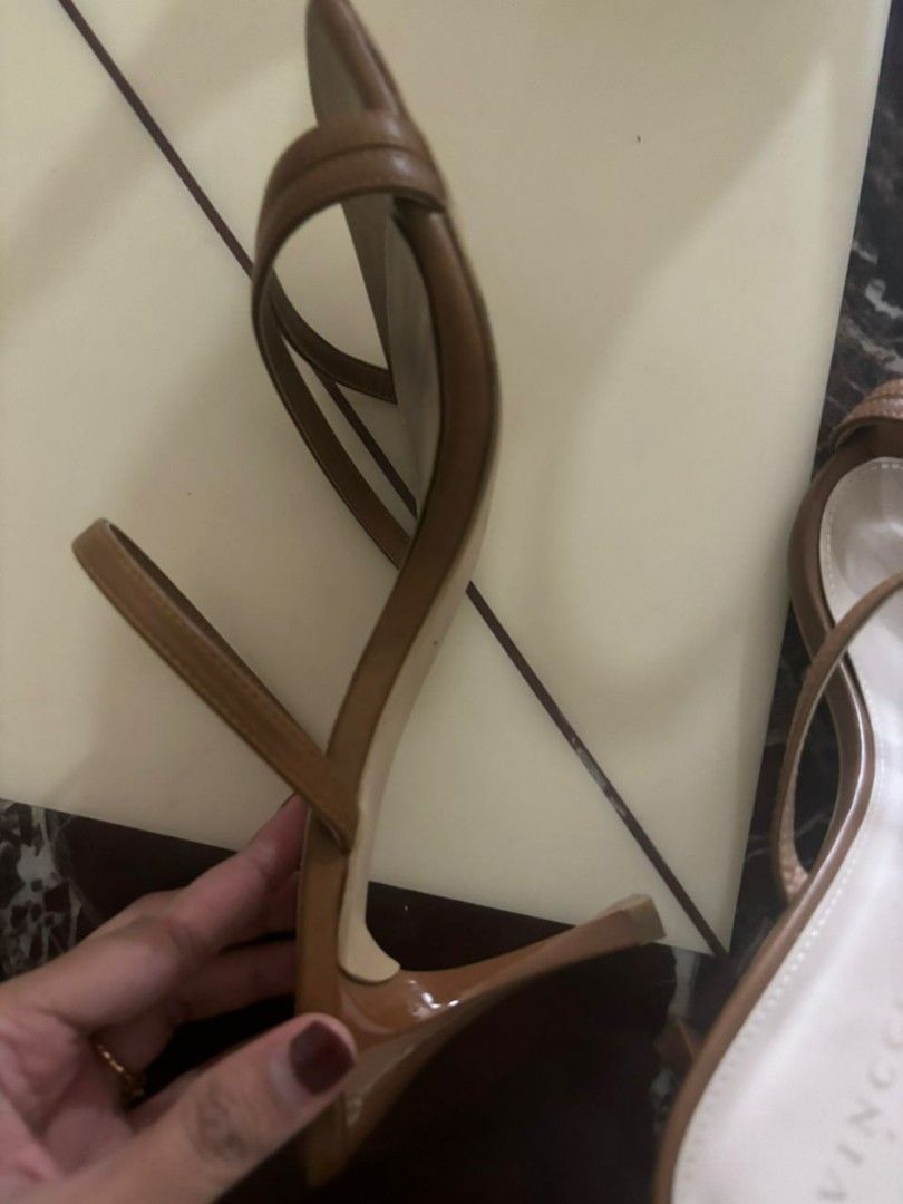 Vincci Shoes Heels Size 7 Color Brown Used Cheap Murah Women s