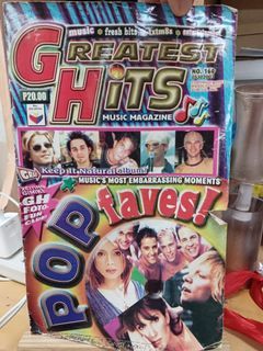 Vintage Greatest Hits Songhits Music Magazine - OPM, Bon Jovi, Pop Faves, Sharon, Madonna, Regine V, etc