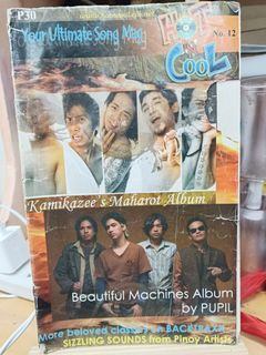 Vintage Hot N Cool Songhits Song Mag Music Magazine - Kamikazee, Pupil, OPM, Pinoy Lokal, Parokya ni Edgar etc
!