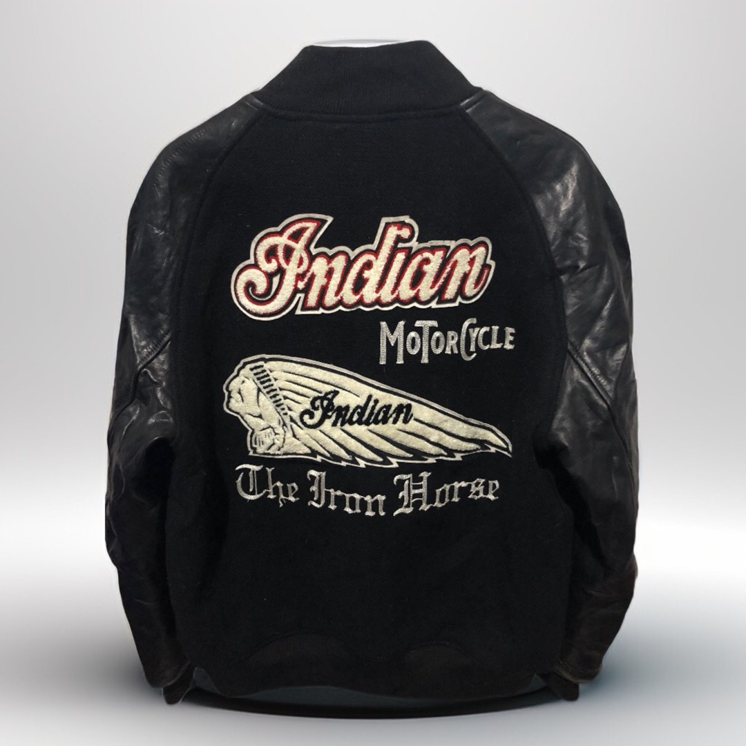 Vintage indian hot sale motorcycle jacket