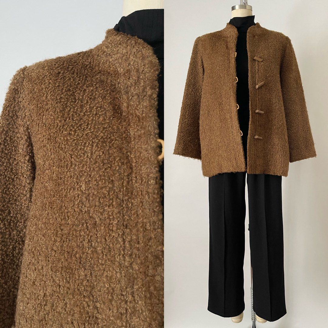 SALE LP POSTED vintage sherpa coat s m Women s Fashion Coats Jackets and Outerwear on Carousell