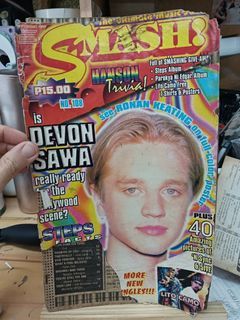 Vintage Smash Songhits Music Magazine - Devon Sawa, Steps, 5ive, 'N Sync (NO COVER)Lea Salonga OPM