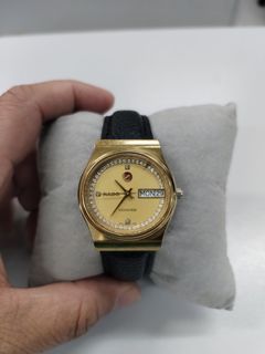 Vntage Rado Voyager Day and Date Unisex Gold Tone
