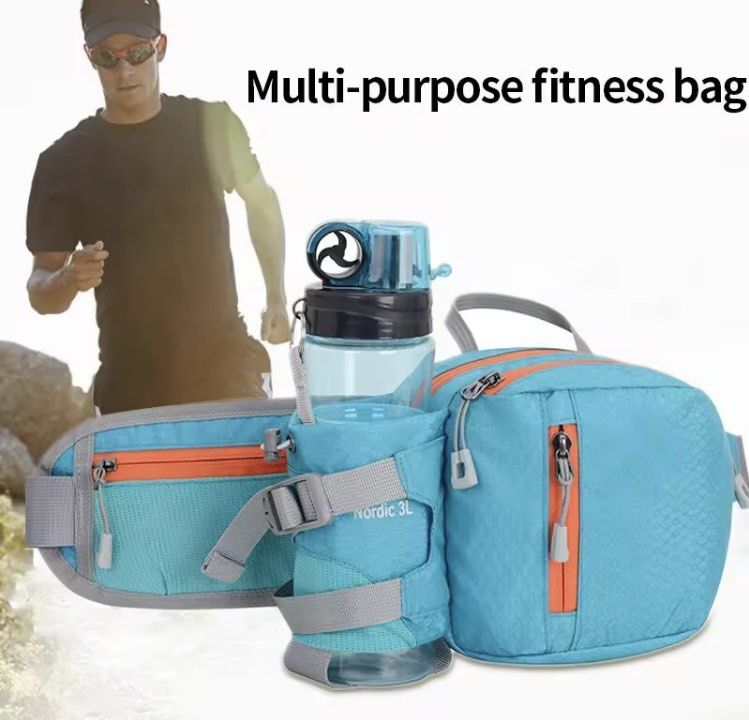 Waist bag top with bottle holder