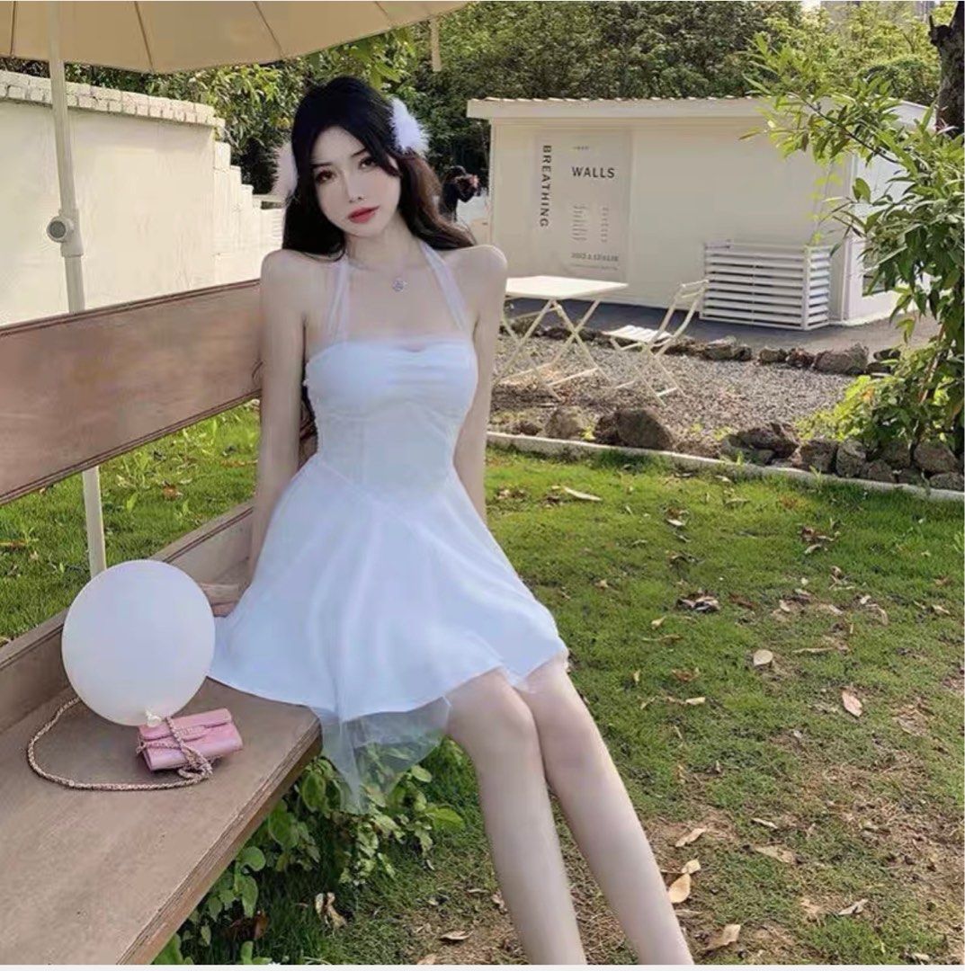 white dress Women s Fashion Dresses Sets Dresses on Carousell