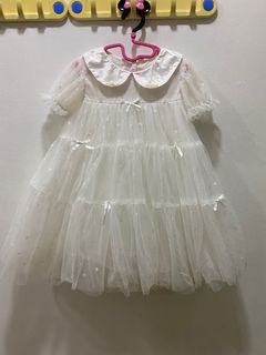 Preloved Girl Dress (Cotton On Kids White Princess Dress/Gown