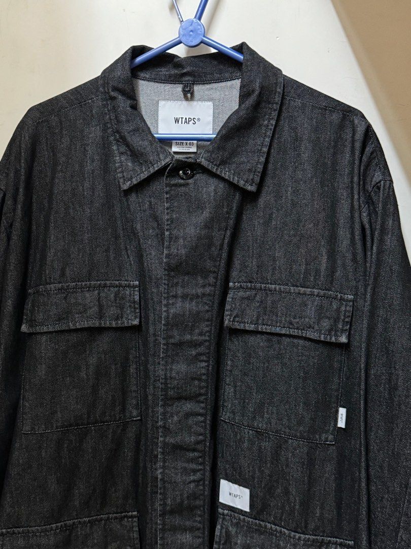 WTAPS JMOD DENIM LS SHIRT 牛仔四袋, 男裝, 外套及戶外衣服- Carousell