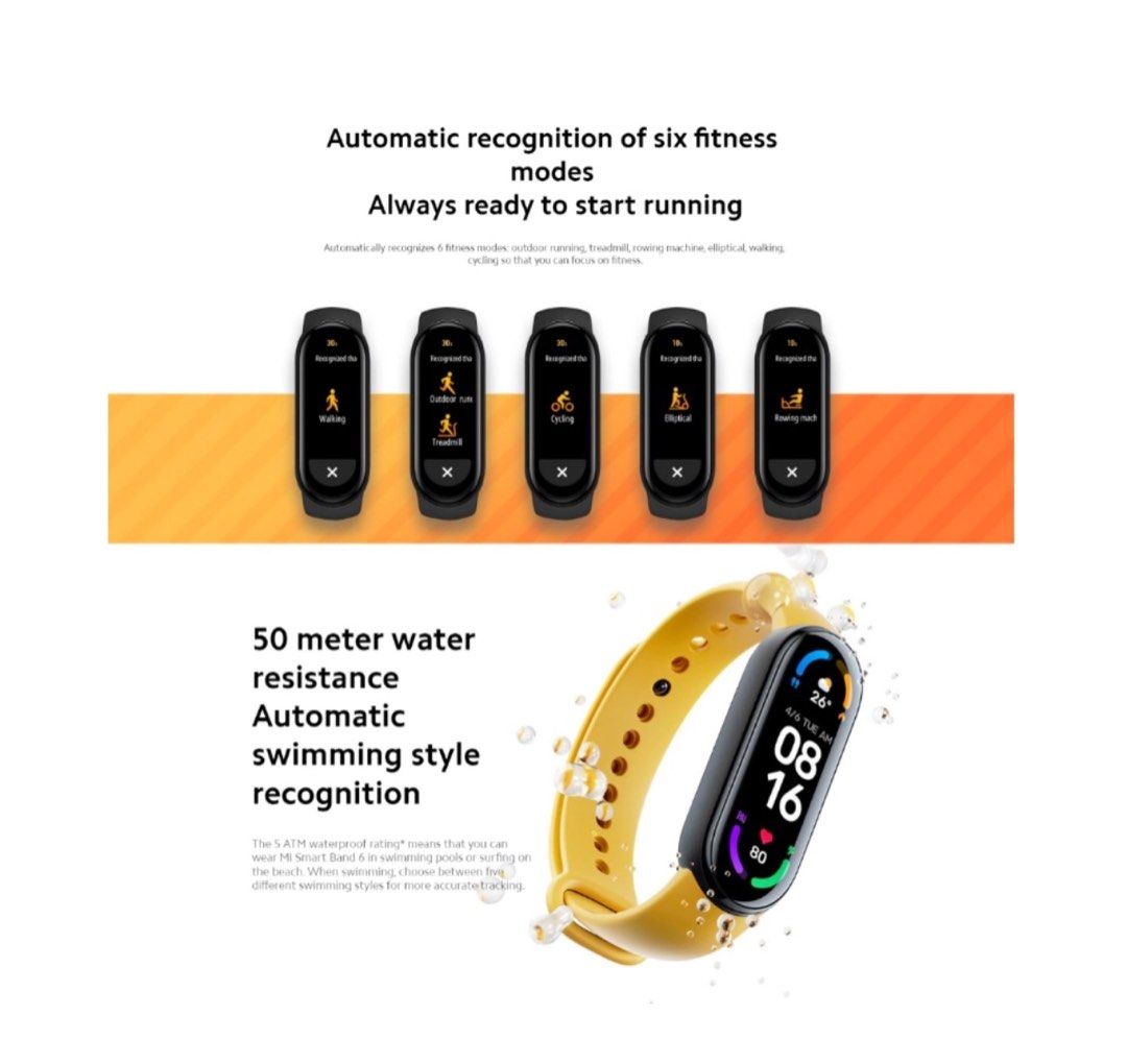 Mi Fit Mi Band Features Mi Smart Band Black