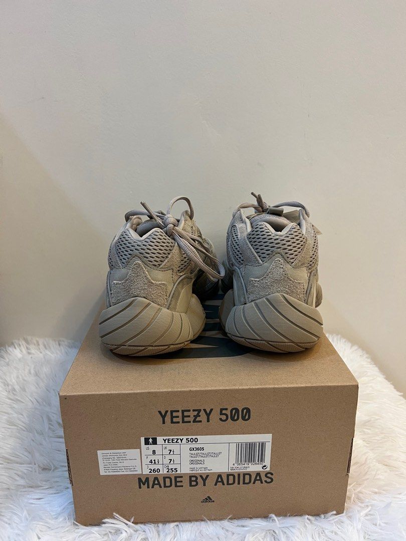 adidas yeezy 500 taupe light on feet