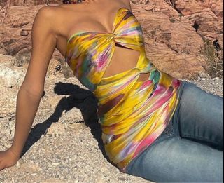 OVERFOLD TUBE TOP – Yellowtheconcept