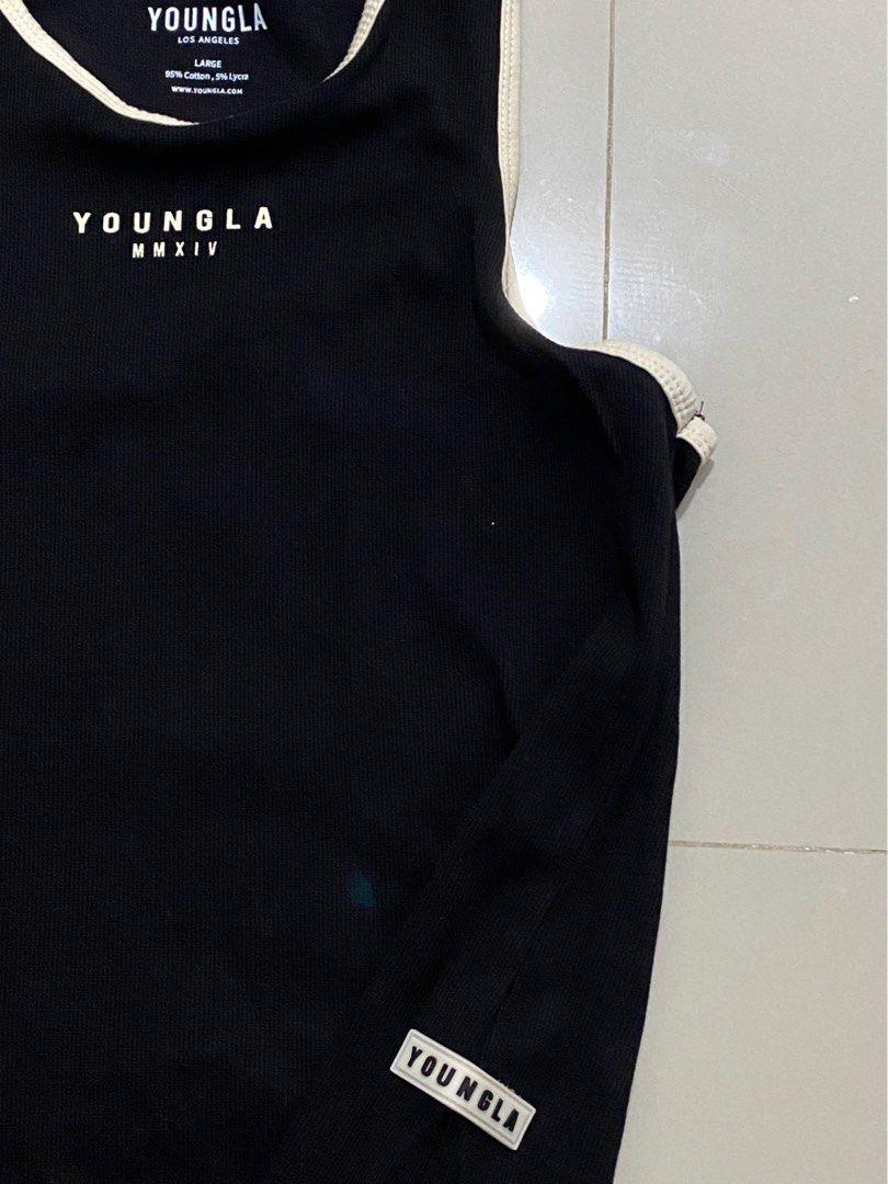 YoungLA Excellent Tanks, Men's Fashion, Activewear on Carousell