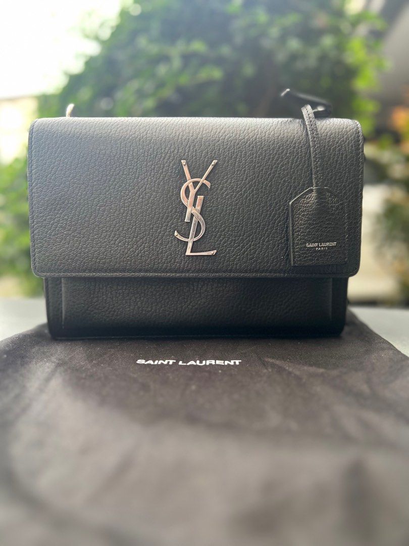 Ysl sunset leather strap hotsell