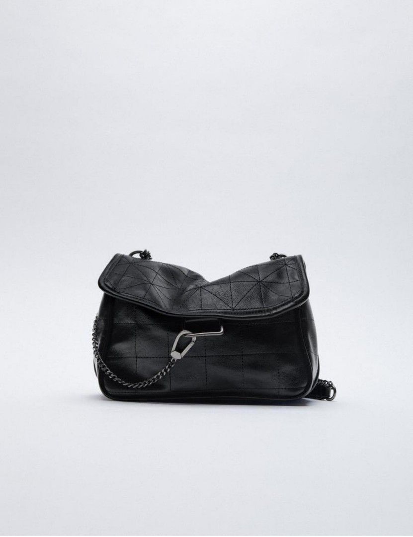 Zara rocker soft sales crossbody wallet bag