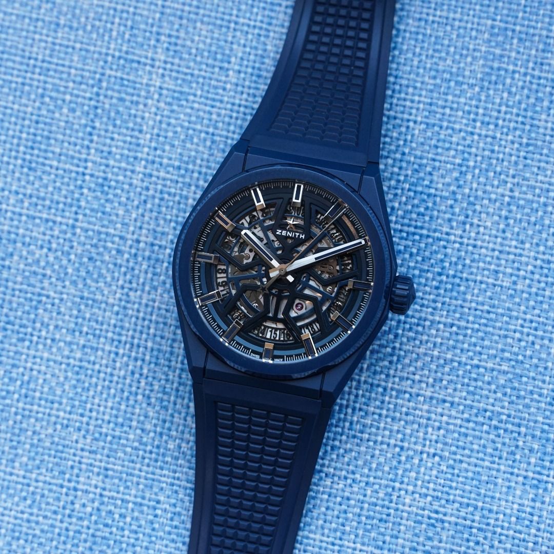Zenith defy new arrivals ceramic blue
