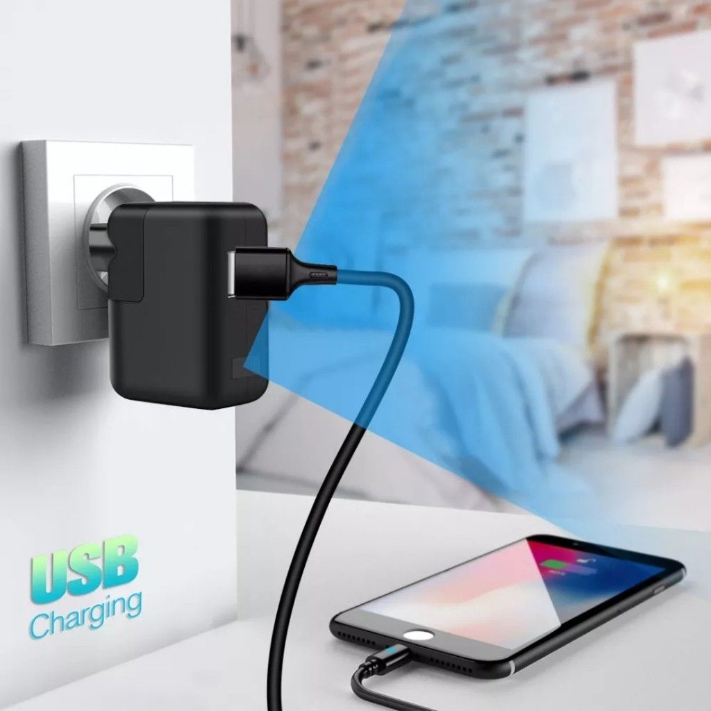 Usb wall plug with hidden sales ip camera