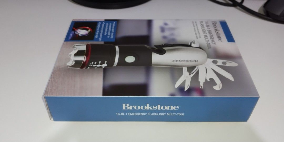 Brookstone 10- in-1 Emergency Flashlight Multi-Tool