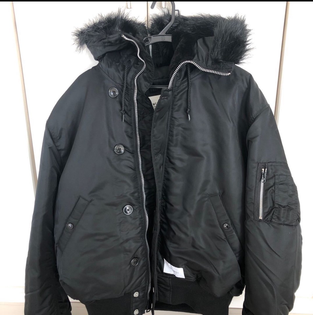 2023 Wtaps X Alpha Industries N-2B jacket 褸黑色, 男裝, 外套及戶外 