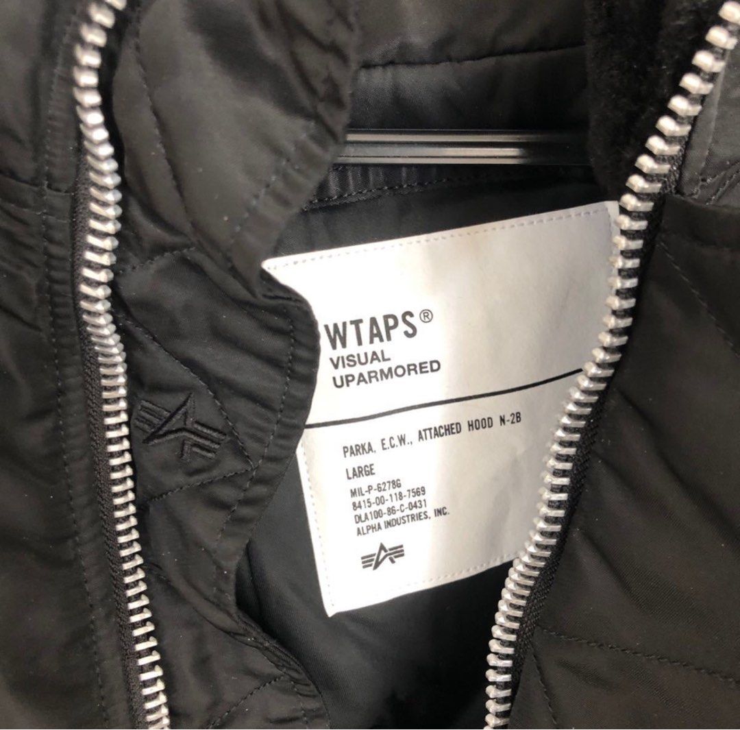 2023 Wtaps X Alpha Industries N-2B jacket 褸黑色, 男裝, 外套及戶外 