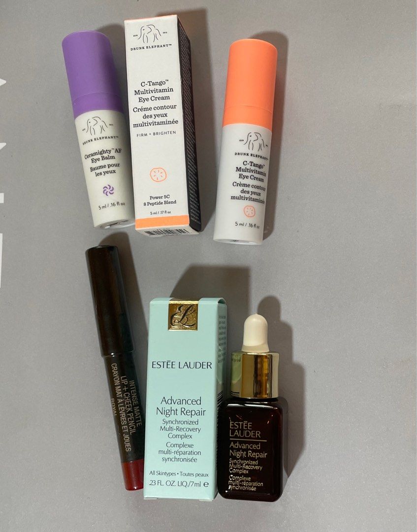 Drunk Elephant Ceramighty AF Eye balm, CTango Multivitamin Eye cream