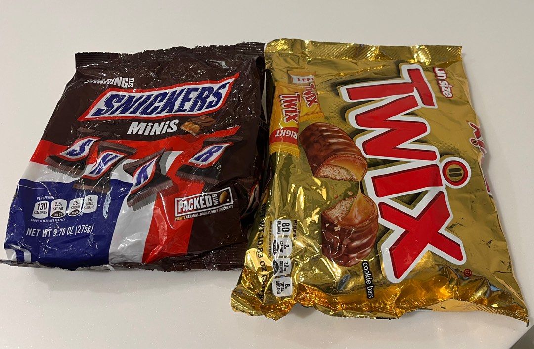 2 for $6, Snickers & Twix chocolates, Food & Drinks, Other Food ...