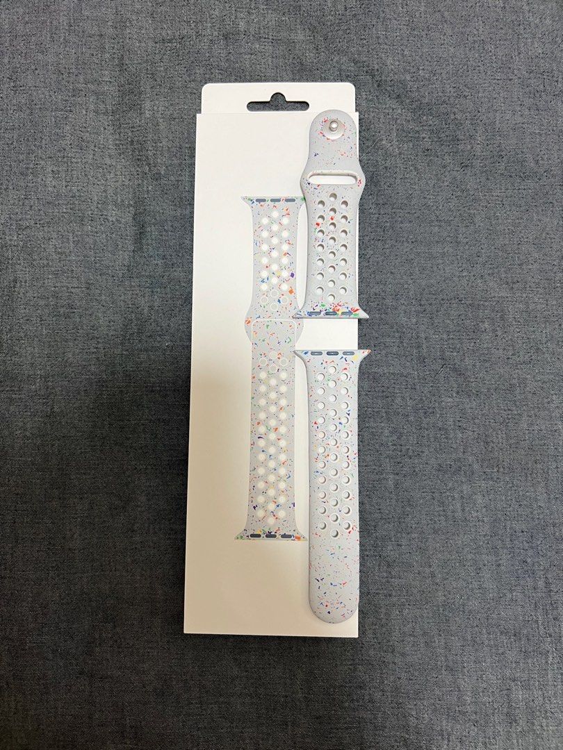 45mm Pure Platinum Nike Sport Band S M