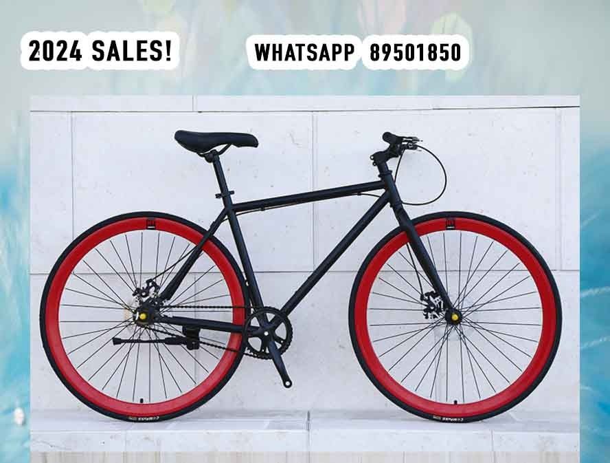 700c Single speed Road bike Road Bicycle with disc brakes Can add