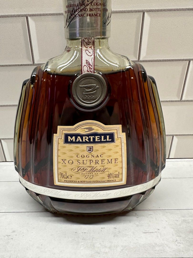 90年代馬爹利Martell XO Supreme Cognac 700ml, 嘢食& 嘢飲, 酒精飲料 