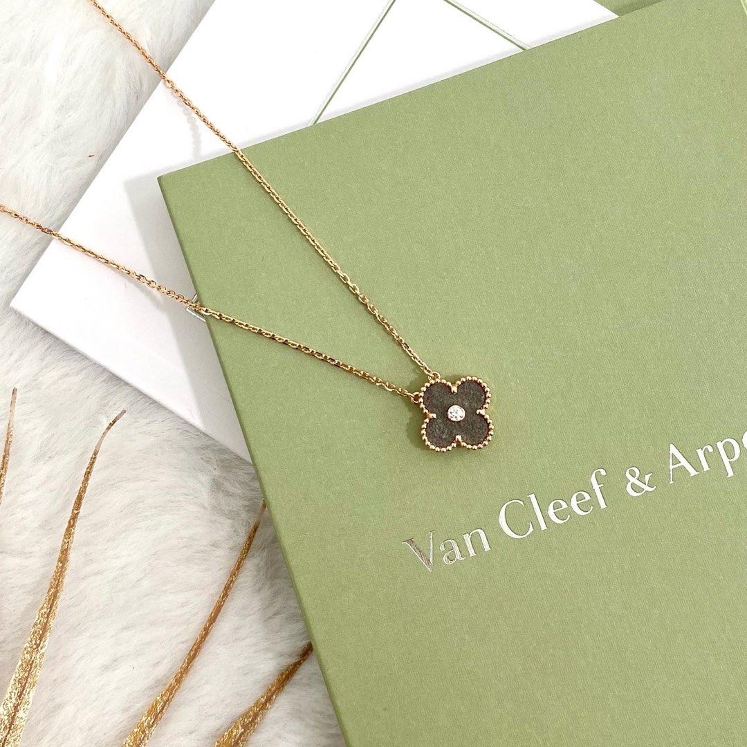 Vca rose gold necklace Sale