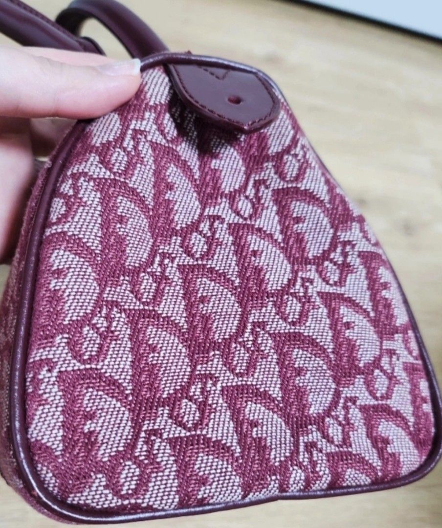 Christian dior red discount purse