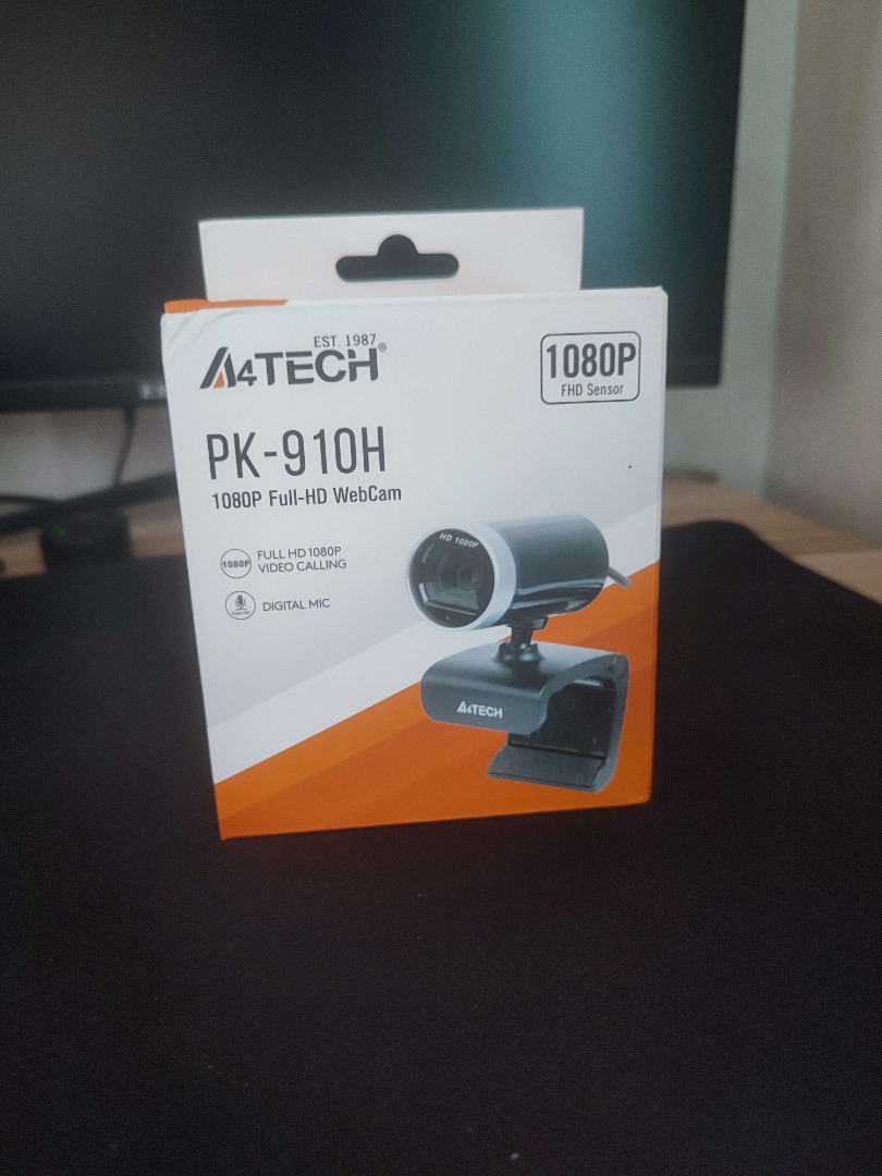 A4TECH PK-910H v2 1080p Full-HD WebCam PC cam with Built-in Microphone