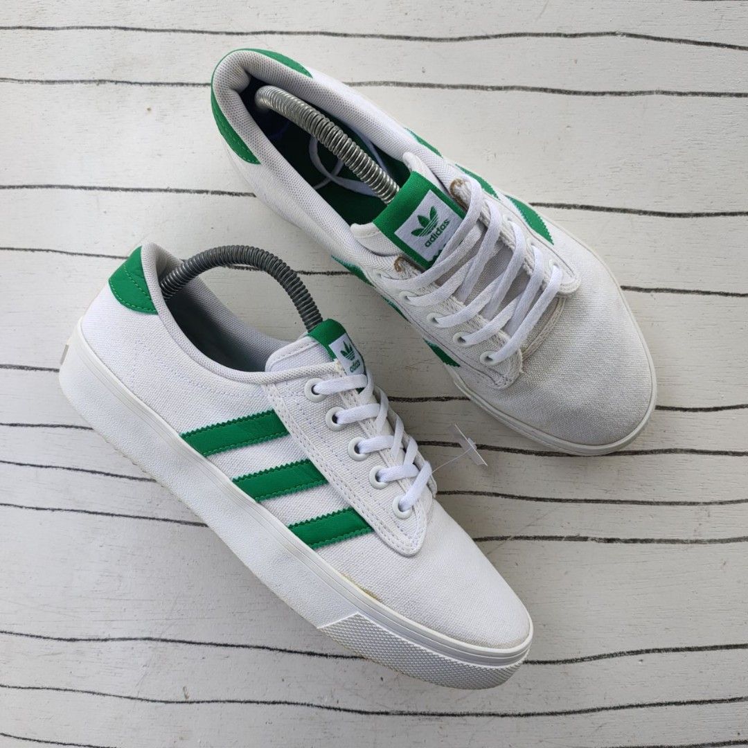 Adidas Kiel White Green 8UK