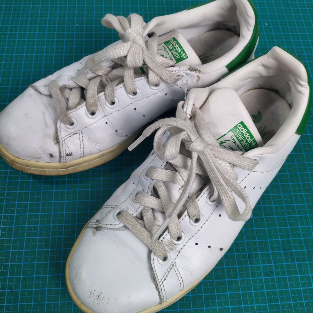 Adidas M20324 Men s Original Stan Smith White Green Fairway Sneaker Size 37 Fesyen Wanita Sepatu di Carousell
