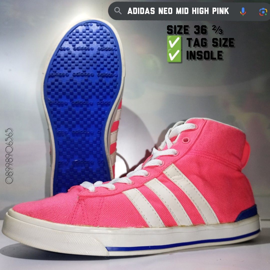Adidas neo online mid rosa
