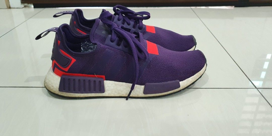 Adidas nmd r1 legend purple shock red clearance