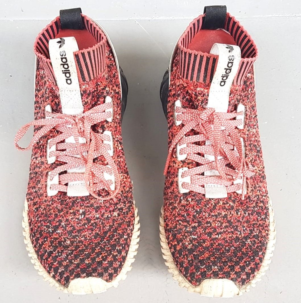 Adidas Tubular Doom Sock Primeknit Burgundy Shoes US 9.5 UK 9
