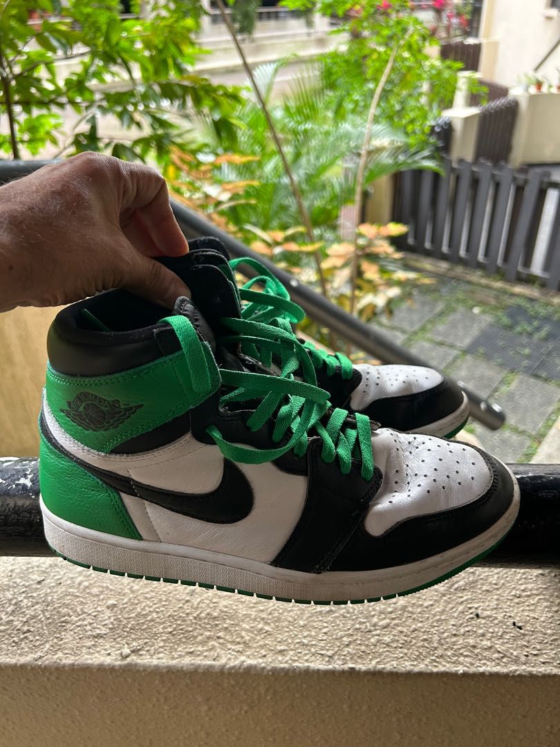 Air Jordan 1 Retro High OG lucky green Men s Fashion Footwear