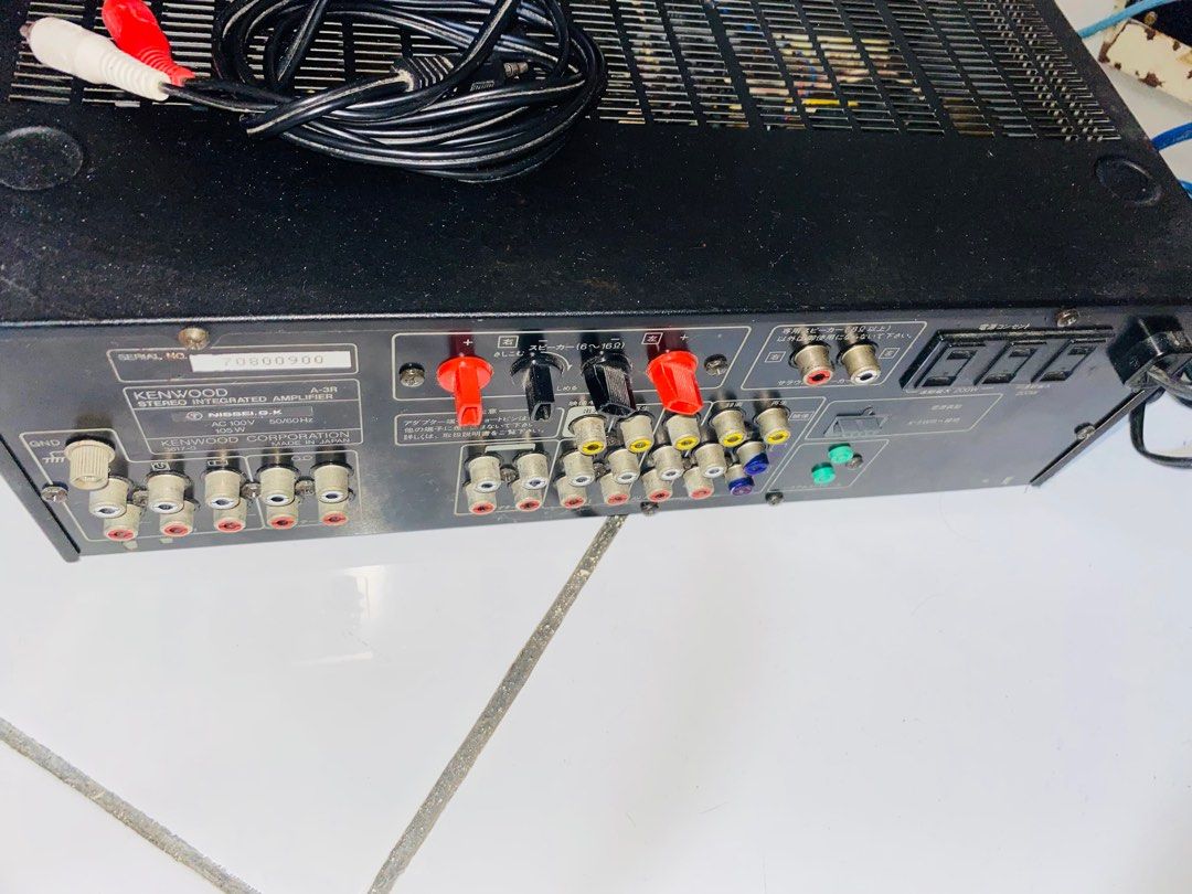 Amplifier KENWOOD (Category: Soundbars, Speakers & Amplifiers) located in Caloocan City. Submitted by chessca (Listing ID 1276167135, Image 1). Description: >Made in Japan Kenwood (Original , mabigat po ito) >With Bluetooth >No Issue >Integrated Amplifier >100V **Still Negotiable Price po, Message/ Contact lang po .