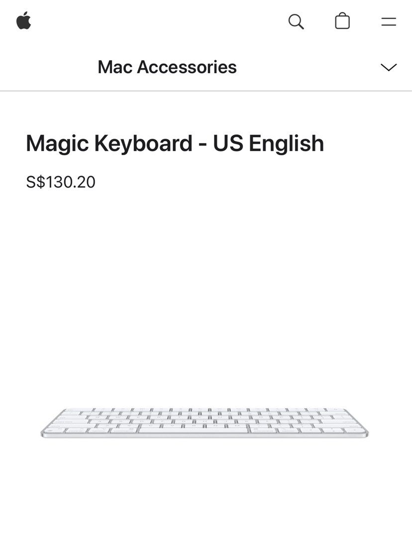 Apple Magic Keyboard, Computers & Tech, Parts & Accessories, Computer ...