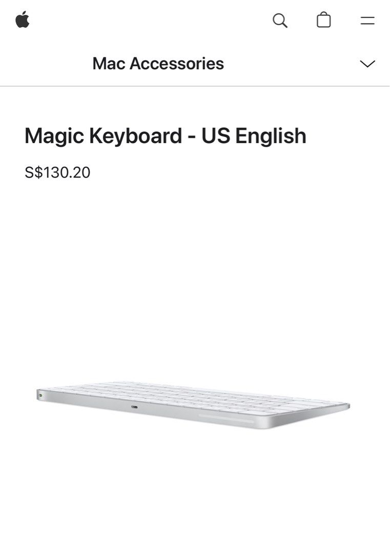 Apple Magic Keyboard, Computers & Tech, Parts & Accessories, Computer ...