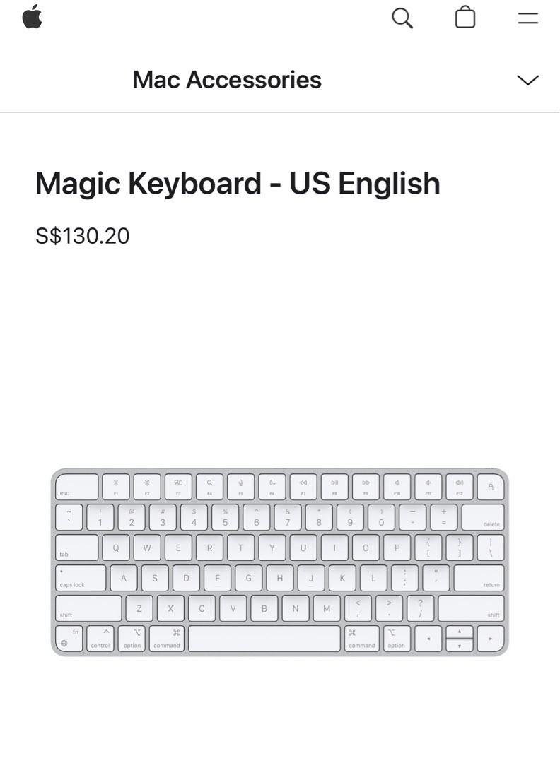Apple Magic Keyboard, Computers & Tech, Parts & Accessories, Computer ...